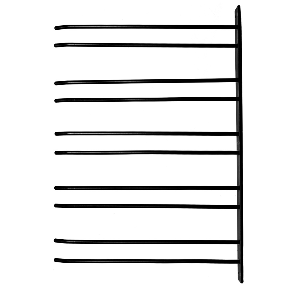 Glazen hanger voor wandmontage - zwart, 15 glazen - Hippie de Luxe Glazen hanger voor wandmontage - zwart, 15 glazen - Hippie de Luxe