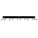 Glazen hanger voor wandmontage - zwart, 20 glazen - Hippie de Luxe