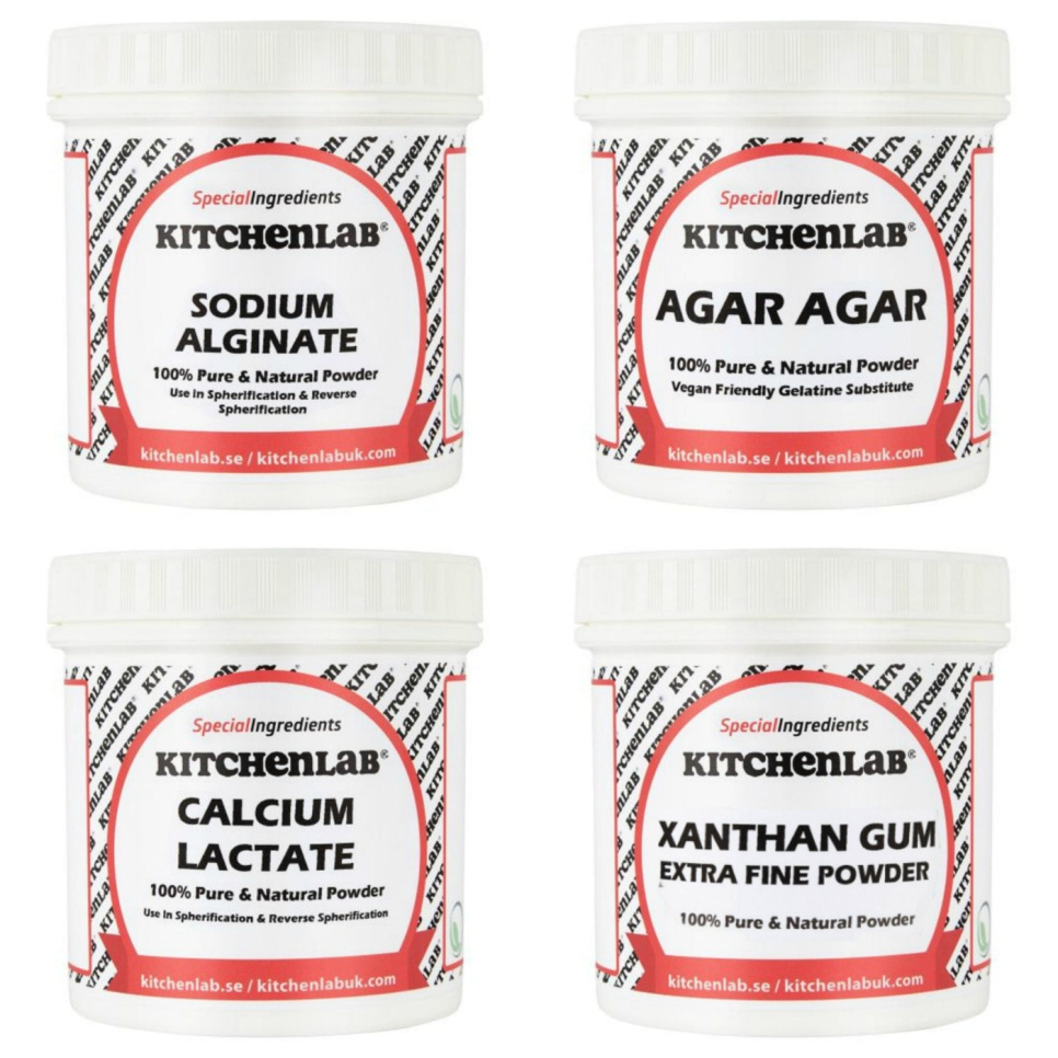 Moleculaire gastronomie: ingrediëntenset - The Kitchen Lab in de groep Koken / Moleculair koken / Startpakket voor moleculaire gastronomie bij The Kitchen Lab (1429-12644)
