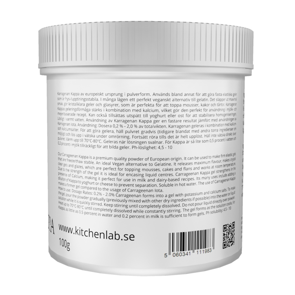Carrageen Kappa (E407) - The Kitchen Lab Carrageen Kappa (E407) - The Kitchen Lab