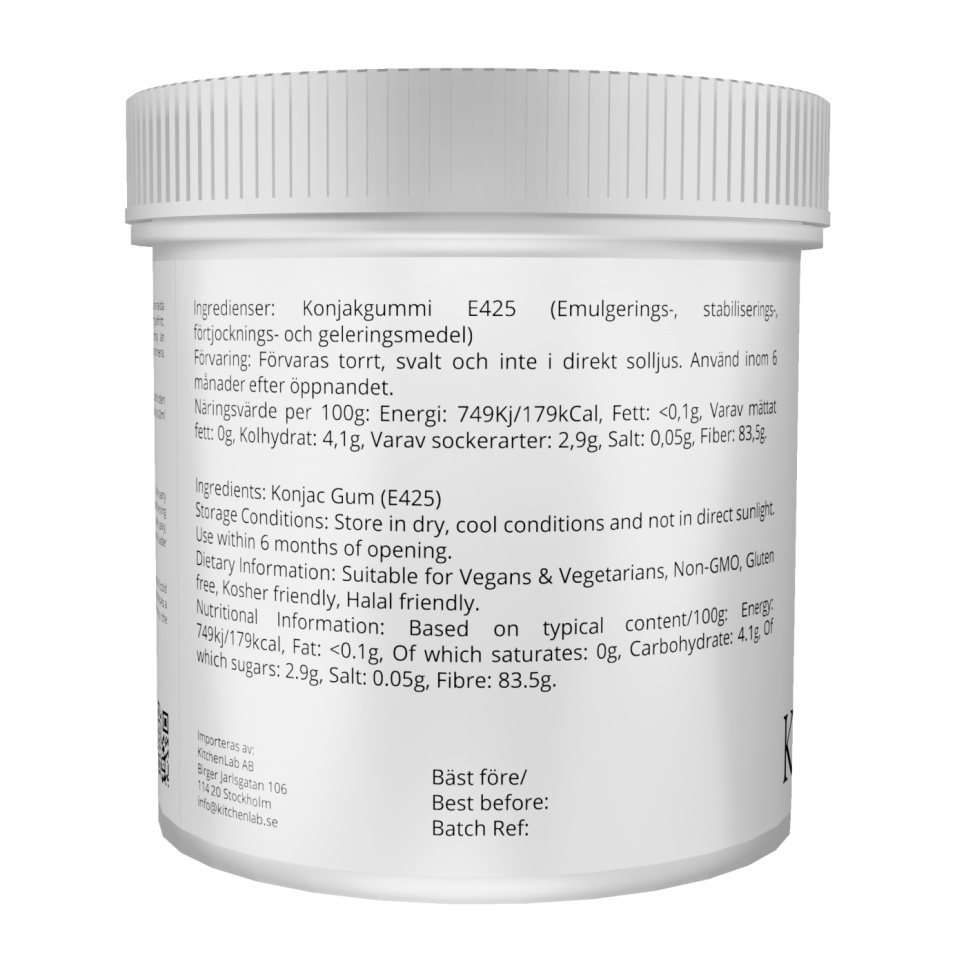 Konjacgom (E425) - The Kitchen Lab - 100 g