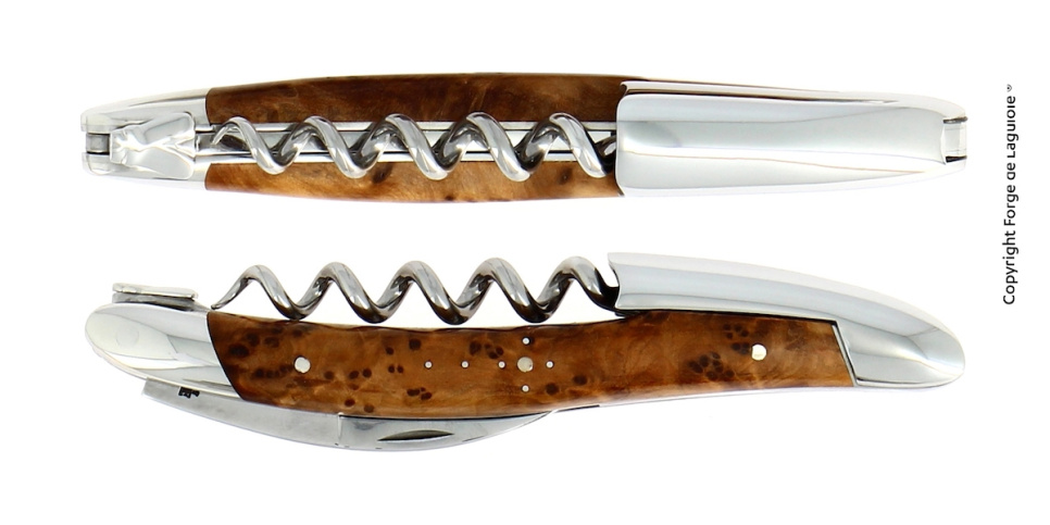 Tuja sommeliermes, gepolijst, Traditioneel - Forge de Laguiole in de groep Bar & Wijn / Wijn accessoires / Kelnersmessen & Flesopeners bij The Kitchen Lab (1446-15864)