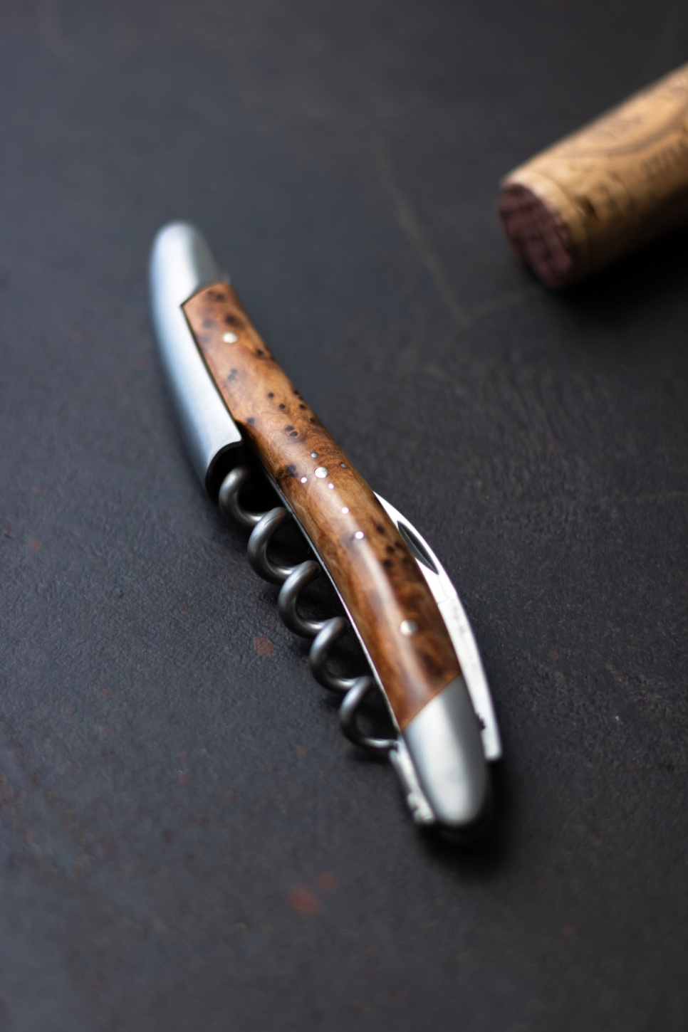 Tuja sommeliermes, gepolijst, Traditioneel - Forge de Laguiole Tuja sommeliermes, gepolijst, Traditioneel - Forge de Laguiole