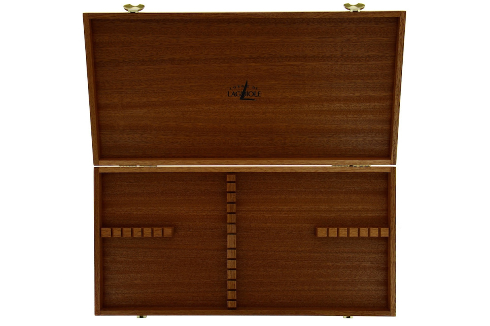 Opbergdoos 05 voor 24 bestekken, Sapele hout - Forge de Laguiole Opbergdoos 05 voor 24 bestekken, Sapele hout - Forge de Laguiole