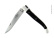 Vouwmes, 12 cm, handgreep donker hoorn, gepolijst, Tradition - Forge de Laguiole