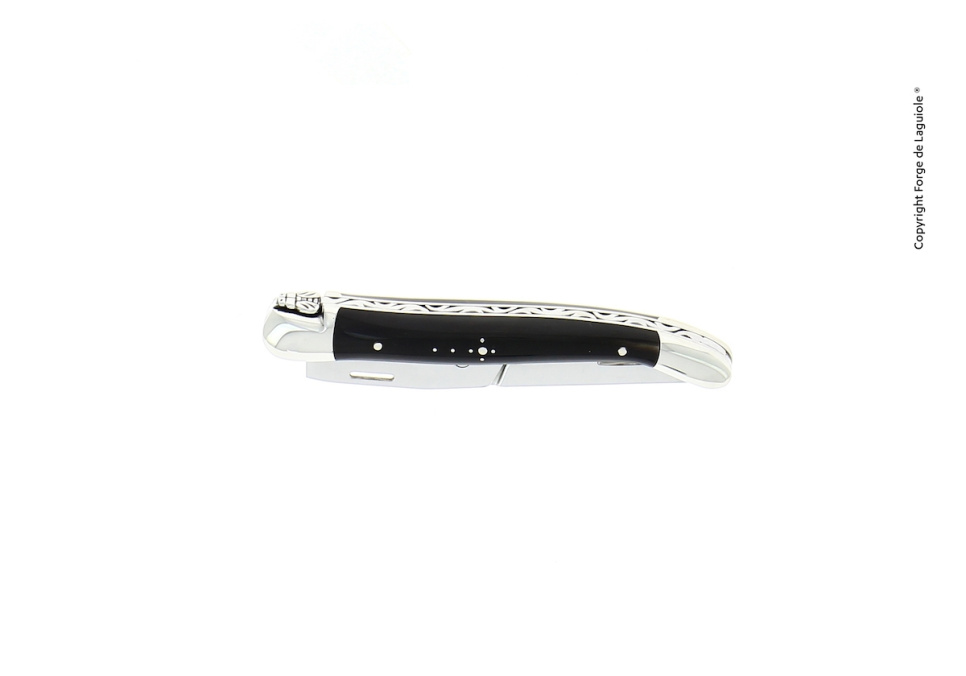 Sigaarsnuiver, handvat van donker hoorn, gepolijst - Forge de Laguiole