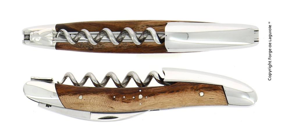 Sommeliermes in wijnstokhout, gepolijst, Tradition - Forge de Laguiole in de groep Bar & Wijn / Wijn accessoires / Kelnersmessen & Flesopeners bij The Kitchen Lab (1446-32976)