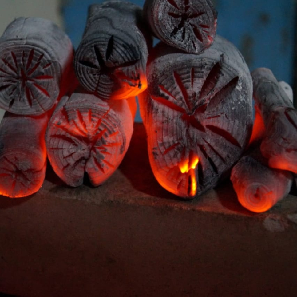 Barbecue houtskool, 10 kg - Binchotan