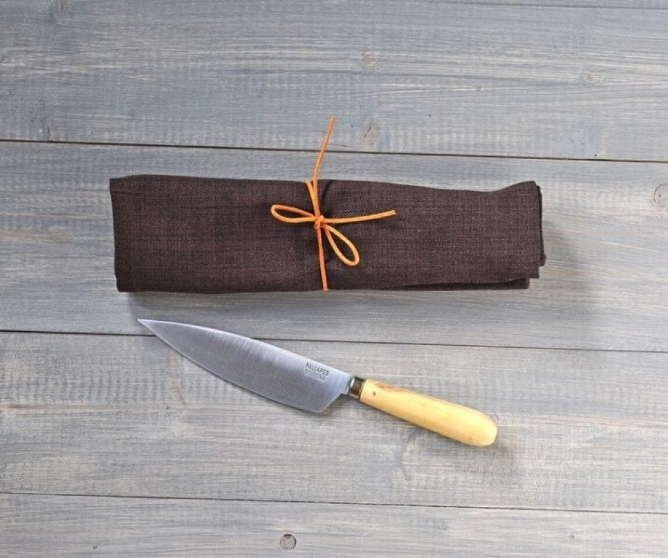 Messenset 3 messen in koolstofstaal en messenrol - Pallarès