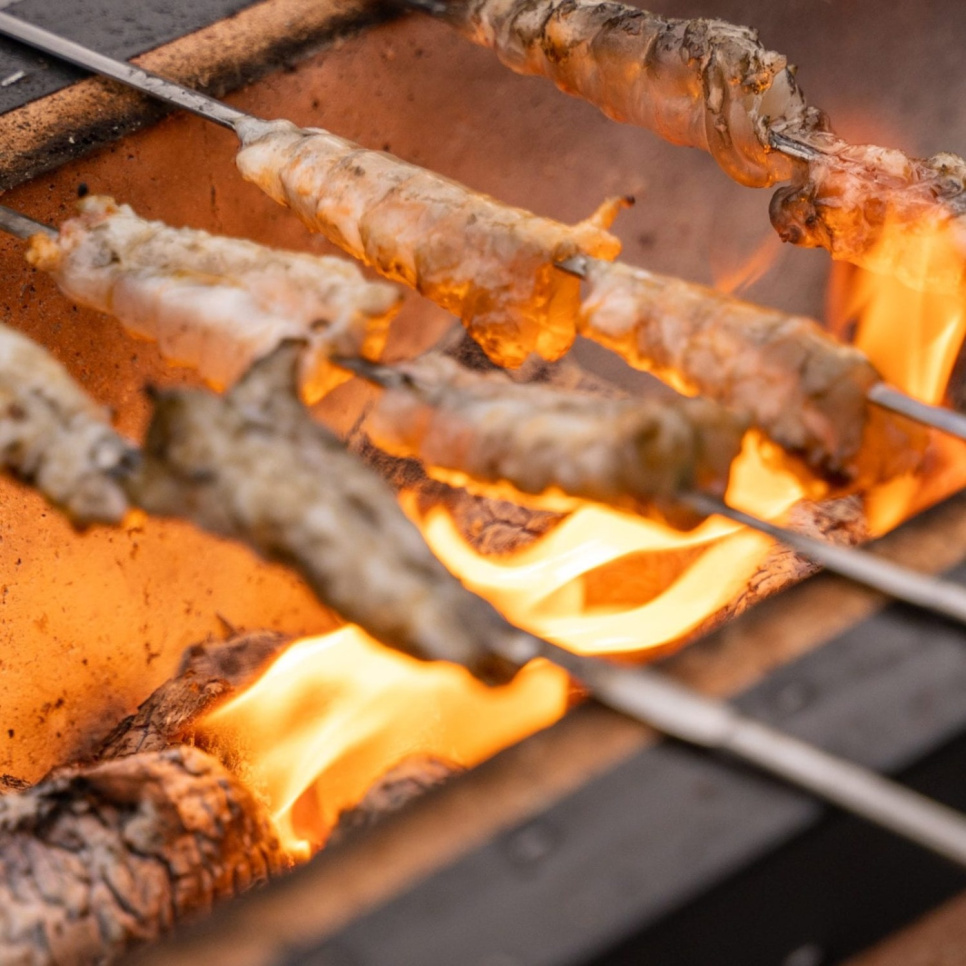 Barbecuespiesen, plat, 30 cm, 12 stuks - Outset