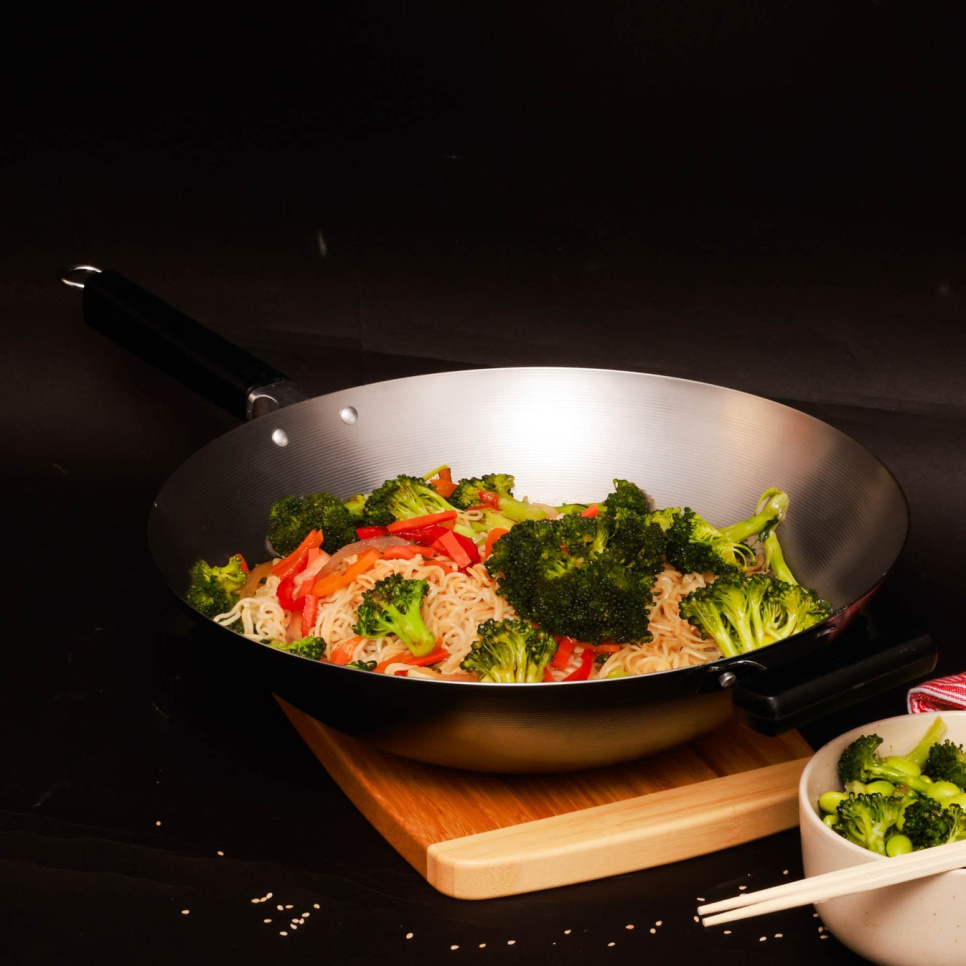 Wok van koolstofstaal, 30 cm - Joyce Chen