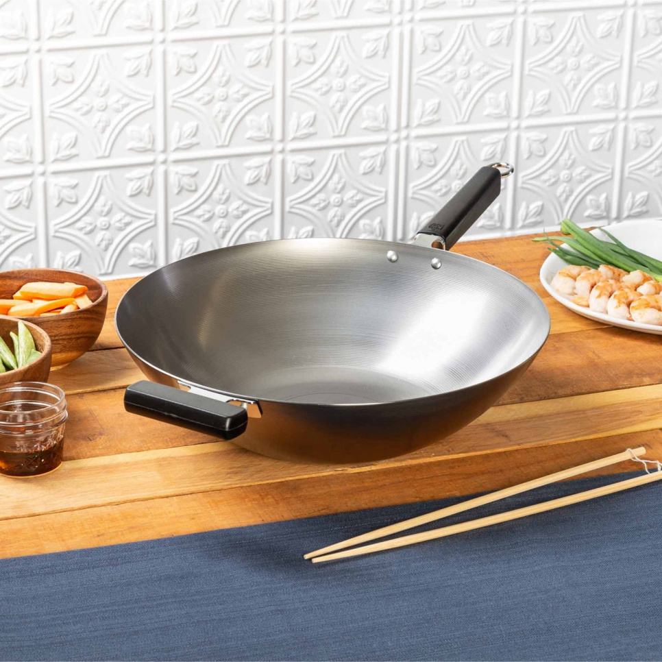 Wok van koolstofstaal, 30 cm - Joyce Chen