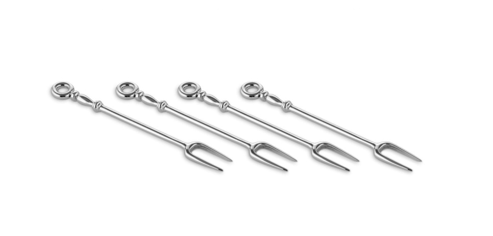 Antipasto vorken, 4-pack - Alessi in de groep Tafelschikking / Bestek / Vorken bij The Kitchen Lab (1466-16605)