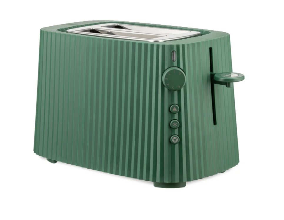 Toaster, Plissé - Green - Alessi in de groep Keukenapparatuur / Verwarming & Koken / Broodroosters bij The Kitchen Lab (1466-27521)