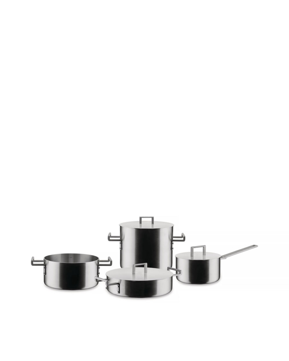 7-delige steelpannenset, Convivio - Alessi in de groep Koken / Potten & Pannen / Pannen bij The Kitchen Lab (1466-31397)