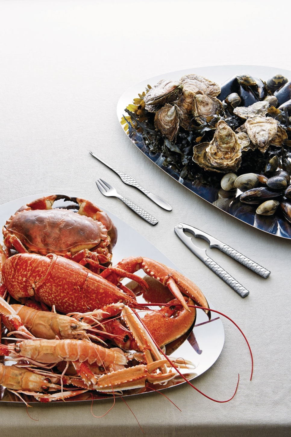 Zeevruchtenbestek, Colombina Fish, 4-pak-Alessi