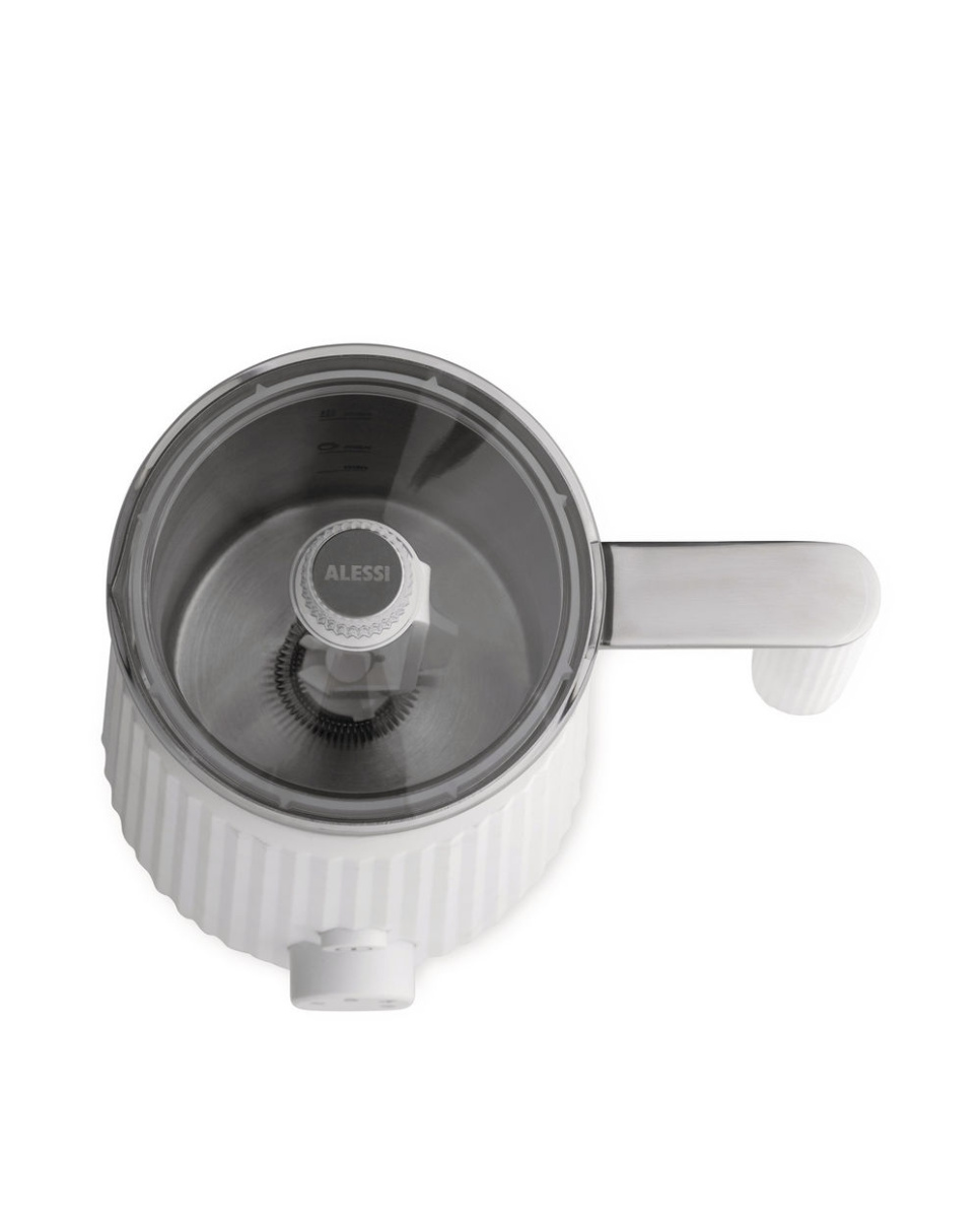 Melkopschuimer, Plissé, Wit - Alessi