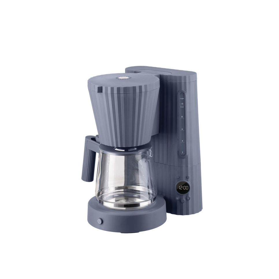 Koffiezetapparaat, Plissé - Alessi - Grijs in de groep Thee & Koffie / Koffie zetten / Koffiezetapparaat bij The Kitchen Lab (1466-31432)