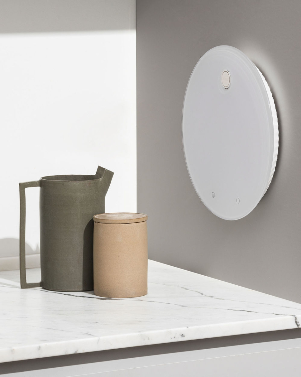 Keukenweegschaal, Plissé, Wit - Alessi