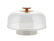 Taartplateau met plexiglazen koepel, Mattina - Alessi