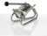 Fritessnijder 8x8 mm, op tafelstandaard