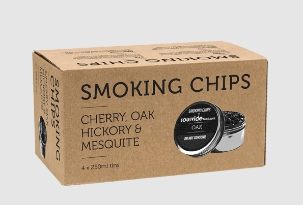 Rookchips voor The Smoking Gun, vier soorten in de groep Keukenapparatuur / Overige keukenapparatuur / Smoking guns bij The Kitchen Lab (1512-12384)