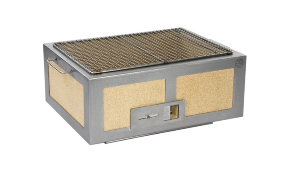 Tafelgrill/Conro Grill met Roestvrijstalen Frame, Medium Breed 46 x 36 cm - Kasai Tafelgrill/Conro Grill met Roestvrijstalen Frame, Medium Breed 46 x 36 cm - Kasai