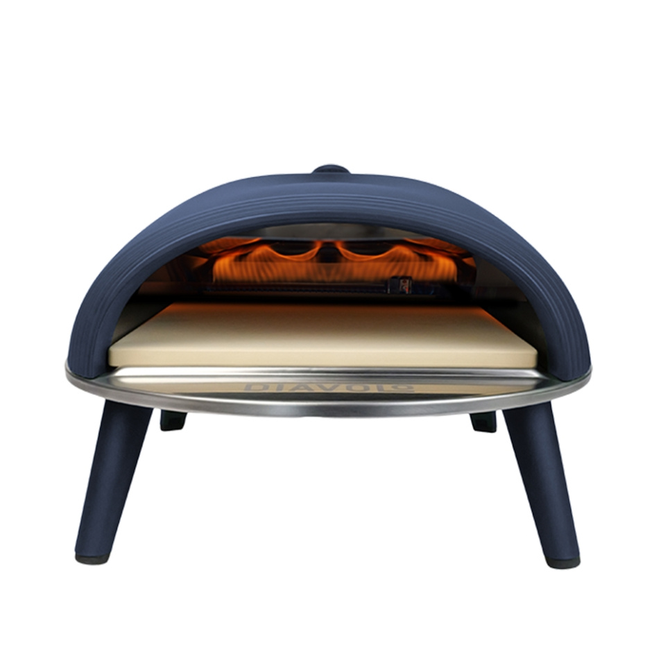Pizzaoven Diavolo, Gas gestookt, Blauw - Delivita in de groep Barbecues, Fornuizen & Ovens / Ovens / Pizza ovens bij The Kitchen Lab (1512-31904)
