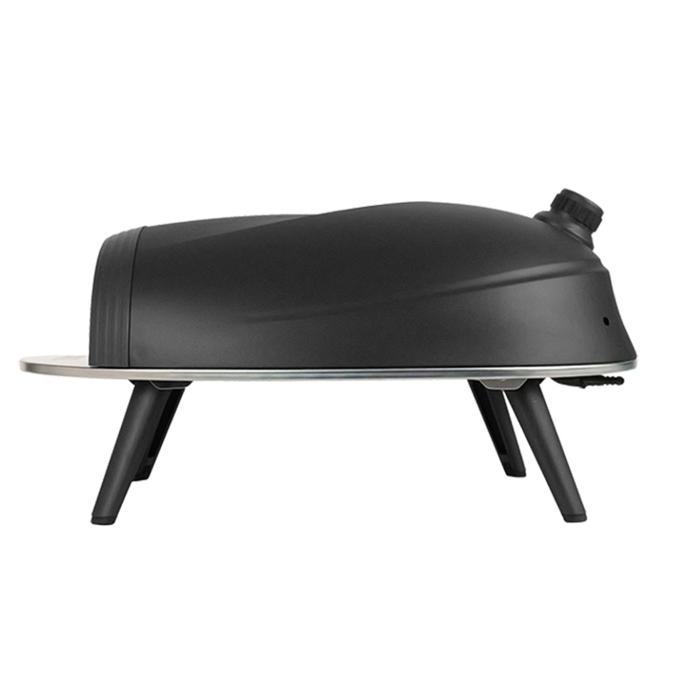 Pizzaoven Diavolo, Gas gestookt, Zwart - Delivita Pizzaoven Diavolo, Gas gestookt, Zwart - Delivita