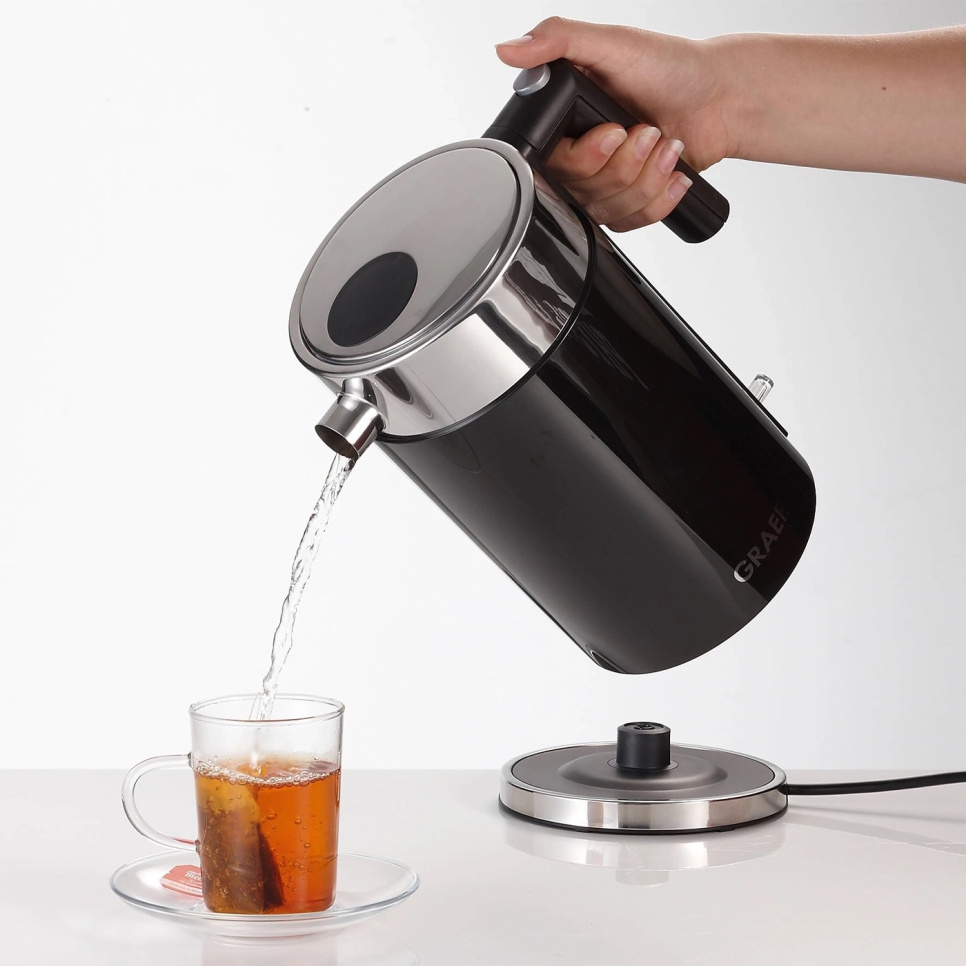 Waterkoker 1.5 L, Zwart - Graef