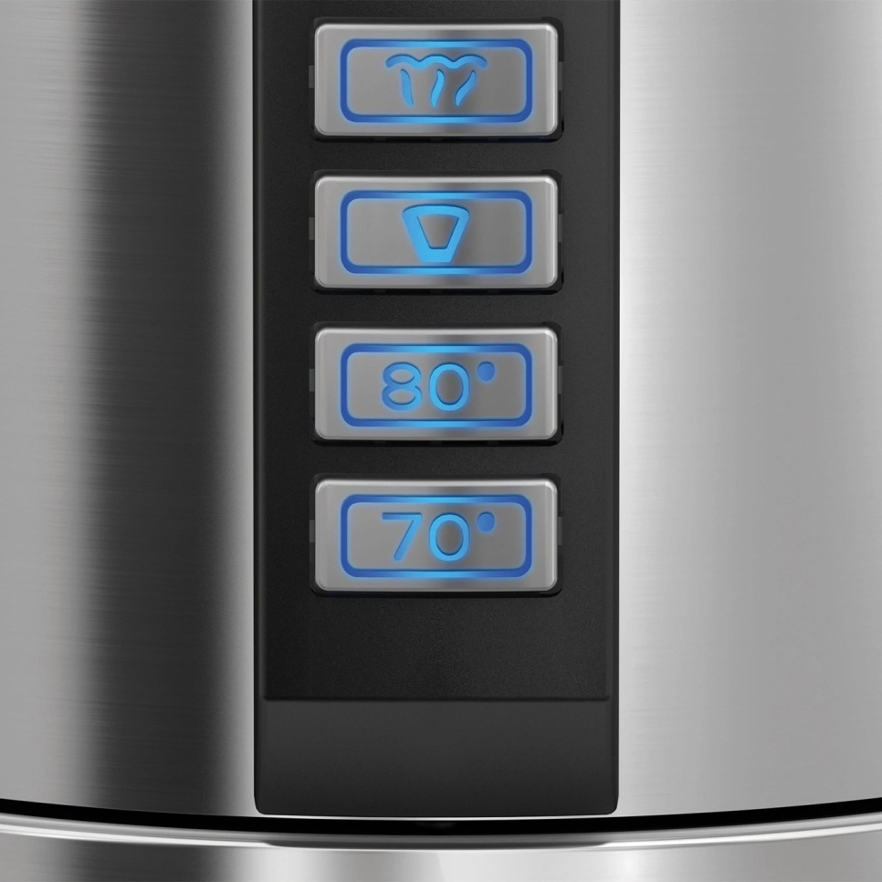 Waterkoker met temperatuurinstelling 1,2 L, Roestvrij staal - Graef