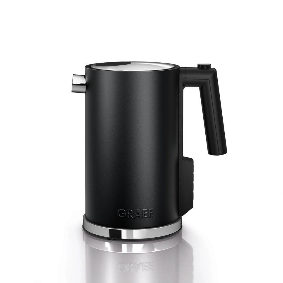 Waterkoker met temperatuurinstelling 1,2 L, zwart - Graef in de groep Keukenapparatuur / Verwarming & Koken / Waterkokers bij The Kitchen Lab (1520-31762)