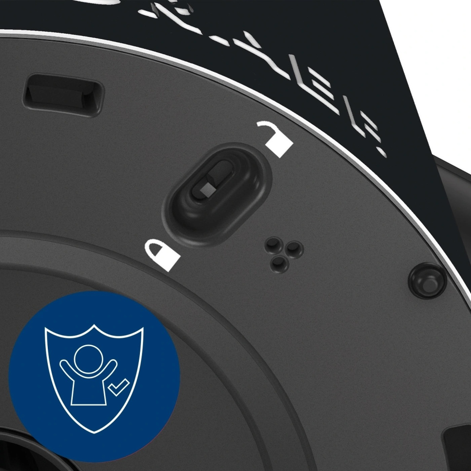 Waterkoker met temperatuurinstelling 1,2 L, zwart - Graef