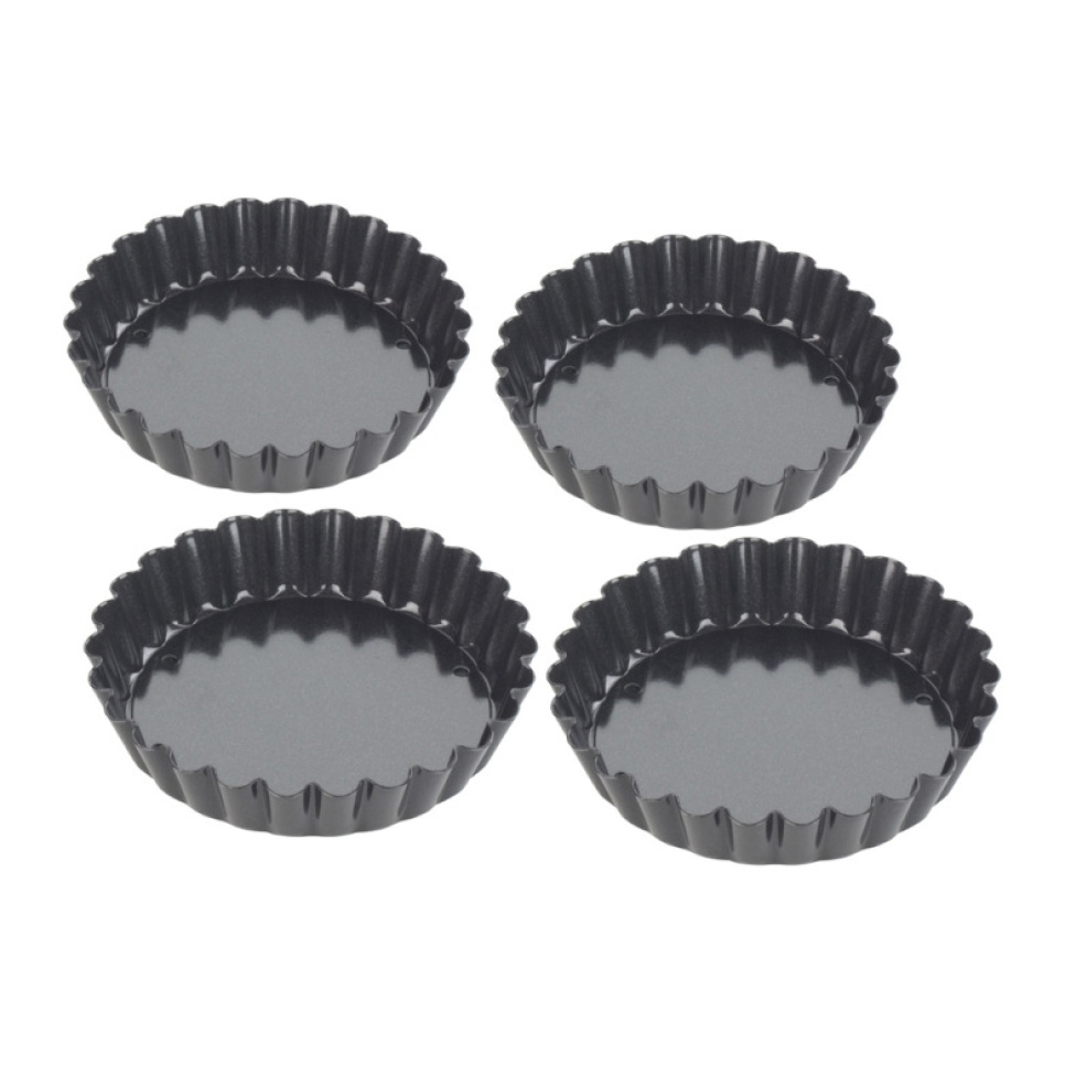 Taartvorm, anti-aanbak, 10cm, 4-pak - Tala Taartvorm, anti-aanbak, 10cm, 4-pak - Tala