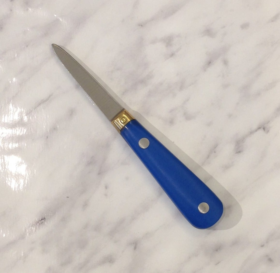 Oestermes, blauw heft - Déglon Oestermes, blauw heft - Déglon