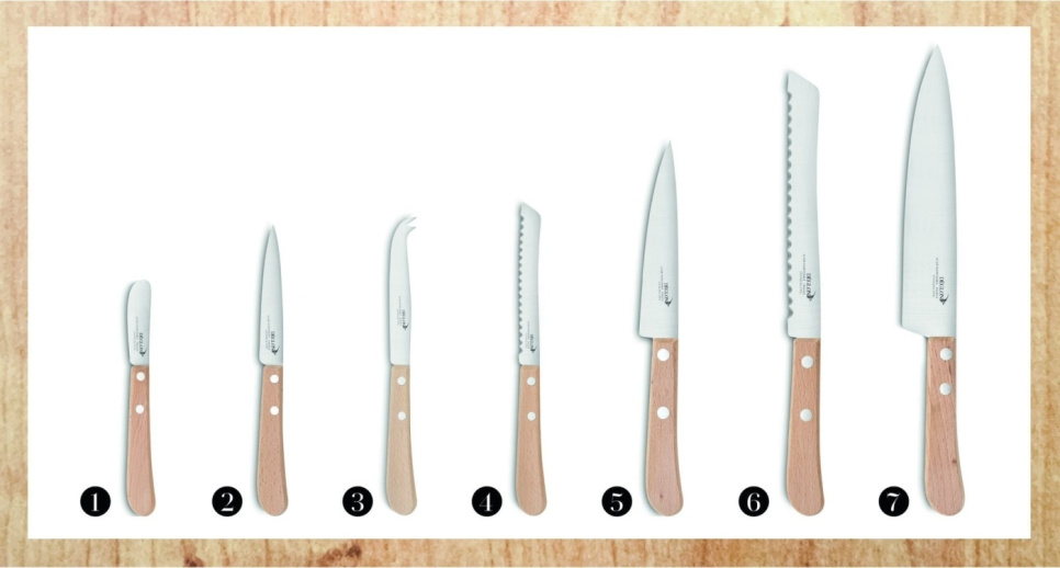 Messenblok met 7 messen - Déglon
