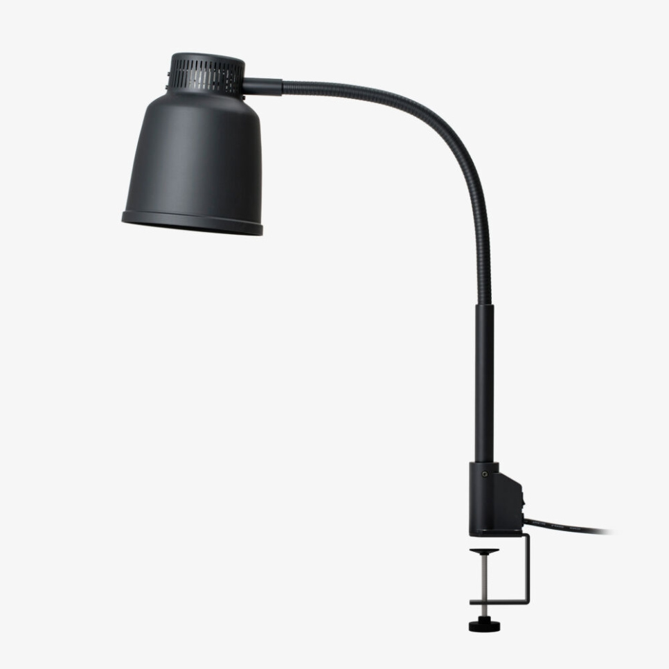 Opbouw warmtelamp LPF, tafelklem, zwart - Stayhot in de groep Keukenapparatuur / Verwarming & Koken / Warmtelamp bij The Kitchen Lab (1531-31654)