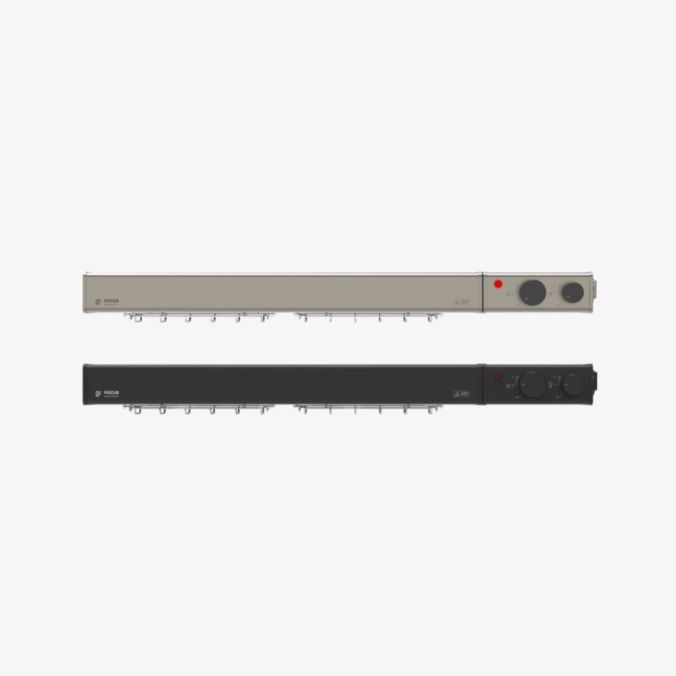 Heatstrip Focus 90 Zwart - Stayhot Heatstrip Focus 90 Zwart - Stayhot