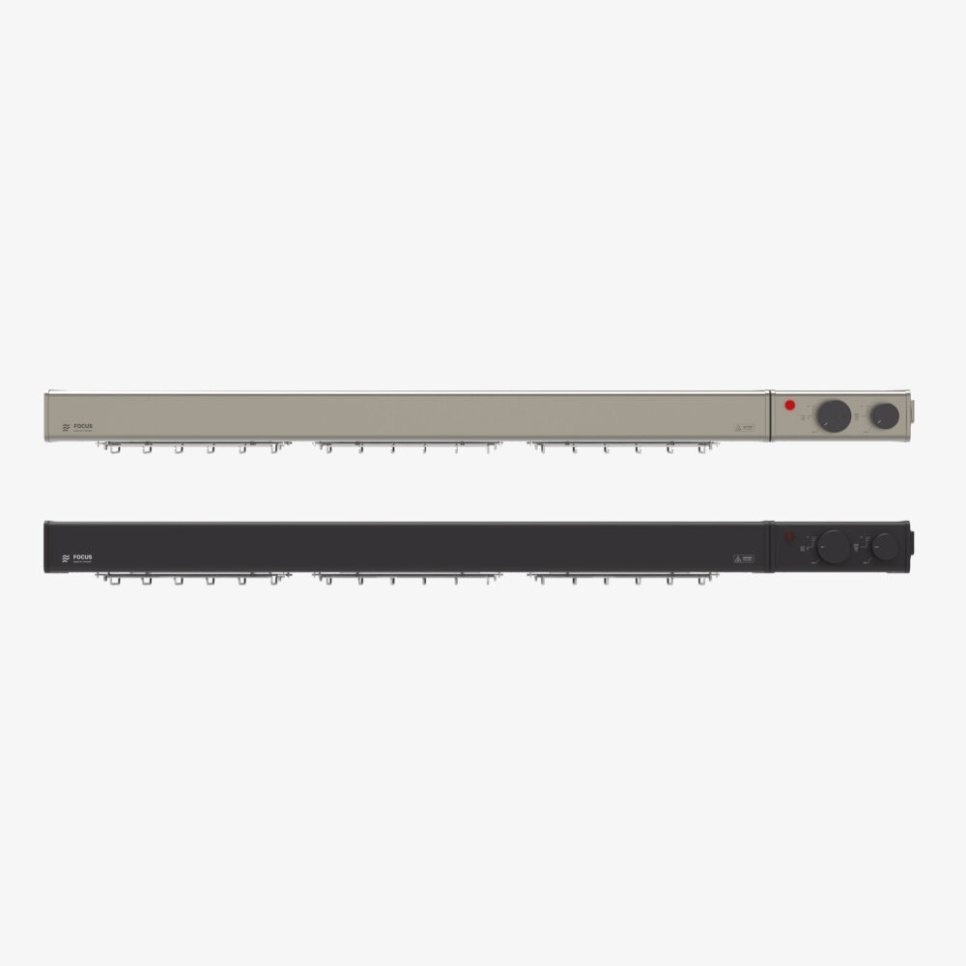 Heatstrip Focus 120 Zwart - Stayhot Heatstrip Focus 120 Zwart - Stayhot