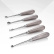 Set met kogelijzer en microquenell-lepels - 100% Chef