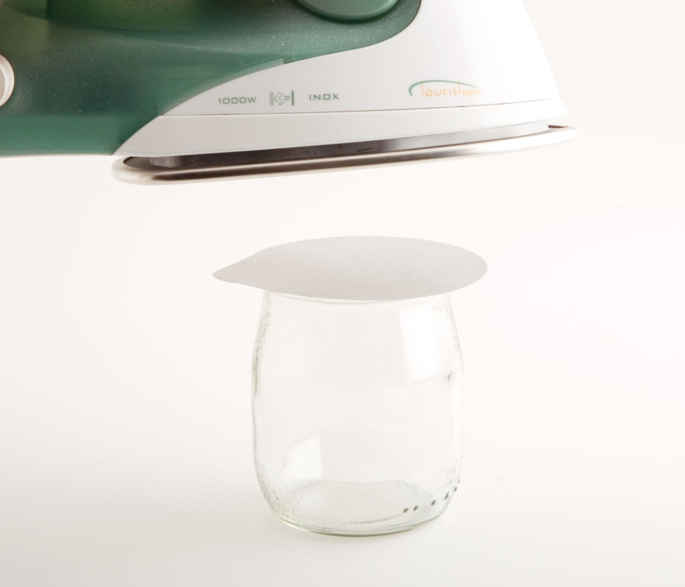 Aluminium deksels voor yoghurtblikken, 750-pack - 100% Chef