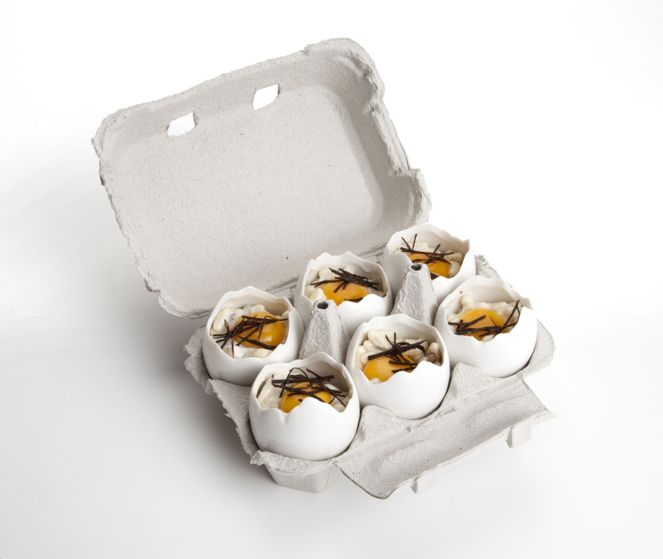 Eierschotel in ovenvast porselein - 100% Chef Eierschotel in ovenvast porselein - 100% Chef