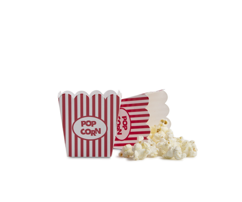 Popcornbekers, 100 stuks - 100% Chef Popcornbekers, 100 stuks - 100% Chef