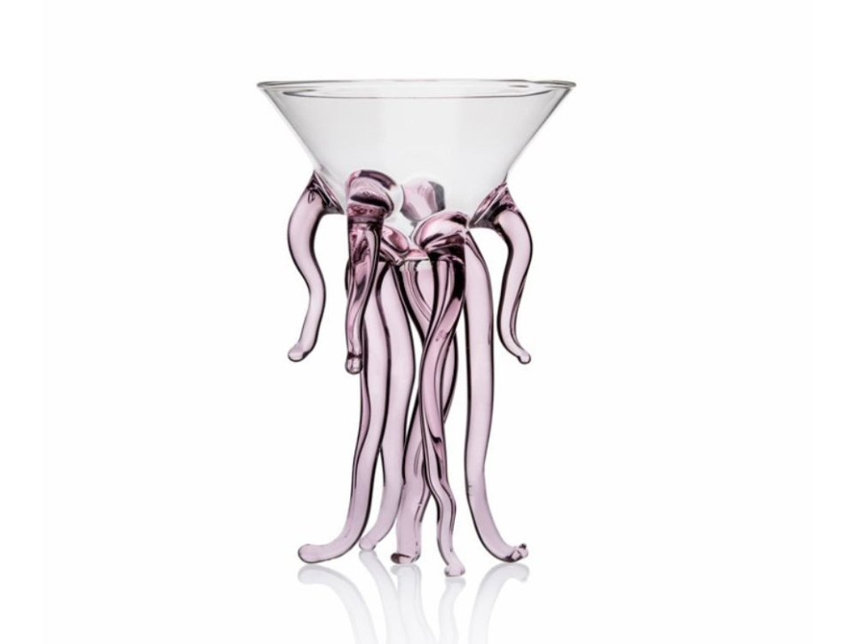 Glazen beker, Medusa, roze, 20 cl - 100% Chef in de groep Tafelschikking / Glas / Cocktailglas bij The Kitchen Lab (1532-23886)