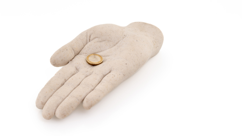 Schaal van imitatiemarmer, met de hand - 100% Chef Schaal van imitatiemarmer, met de hand - 100% Chef