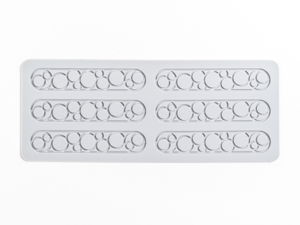 Siliconen mal voor Tuille, Bubbels - 100% Chef Siliconen mal voor Tuille, Bubbels - 100% Chef