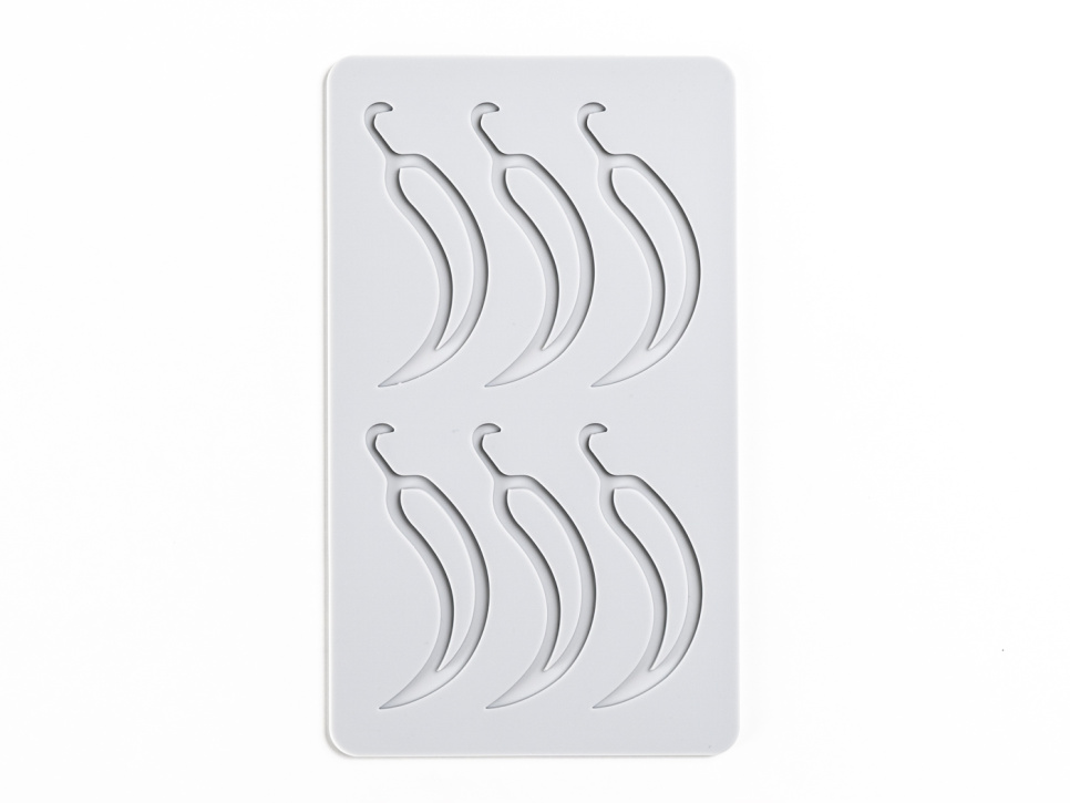 Siliconen mal voor tuille, chili - 100% Chef Siliconen mal voor tuille, chili - 100% Chef