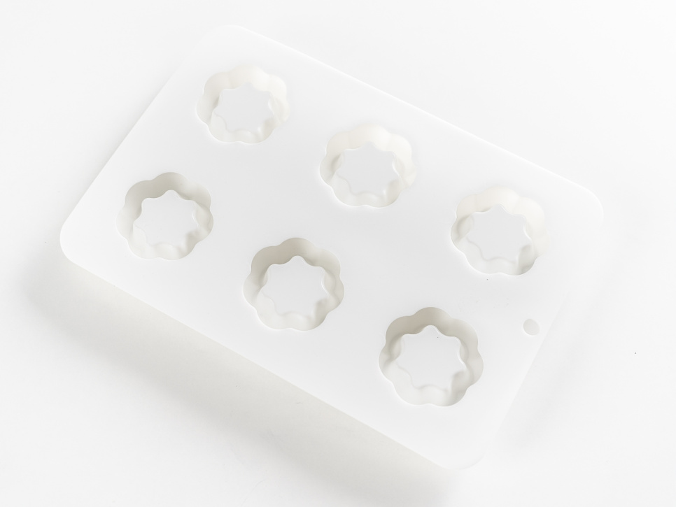 Siliconenmal voor decoratie, Bloemschaal - 100% Chef Siliconenmal voor decoratie, Bloemschaal - 100% Chef