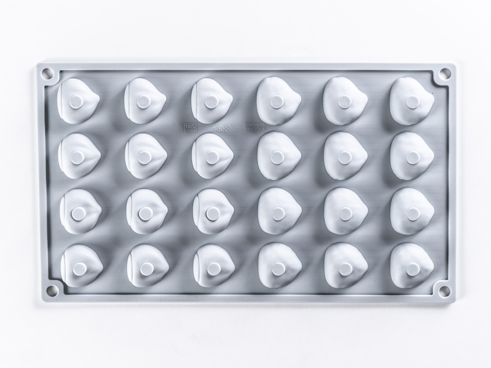 Siliconen mal voor decoratie, Kastanje - 100% Chef