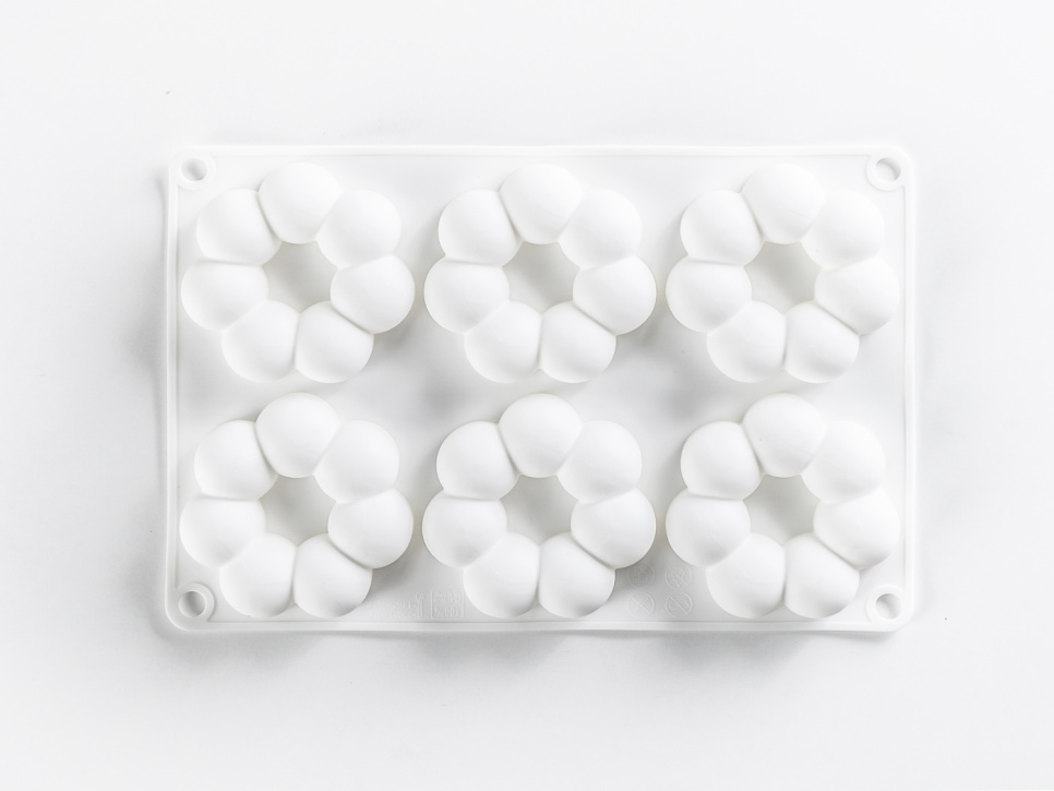 Siliconenmal voor decoratie, Bloem - 100% Chef Siliconenmal voor decoratie, Bloem - 100% Chef